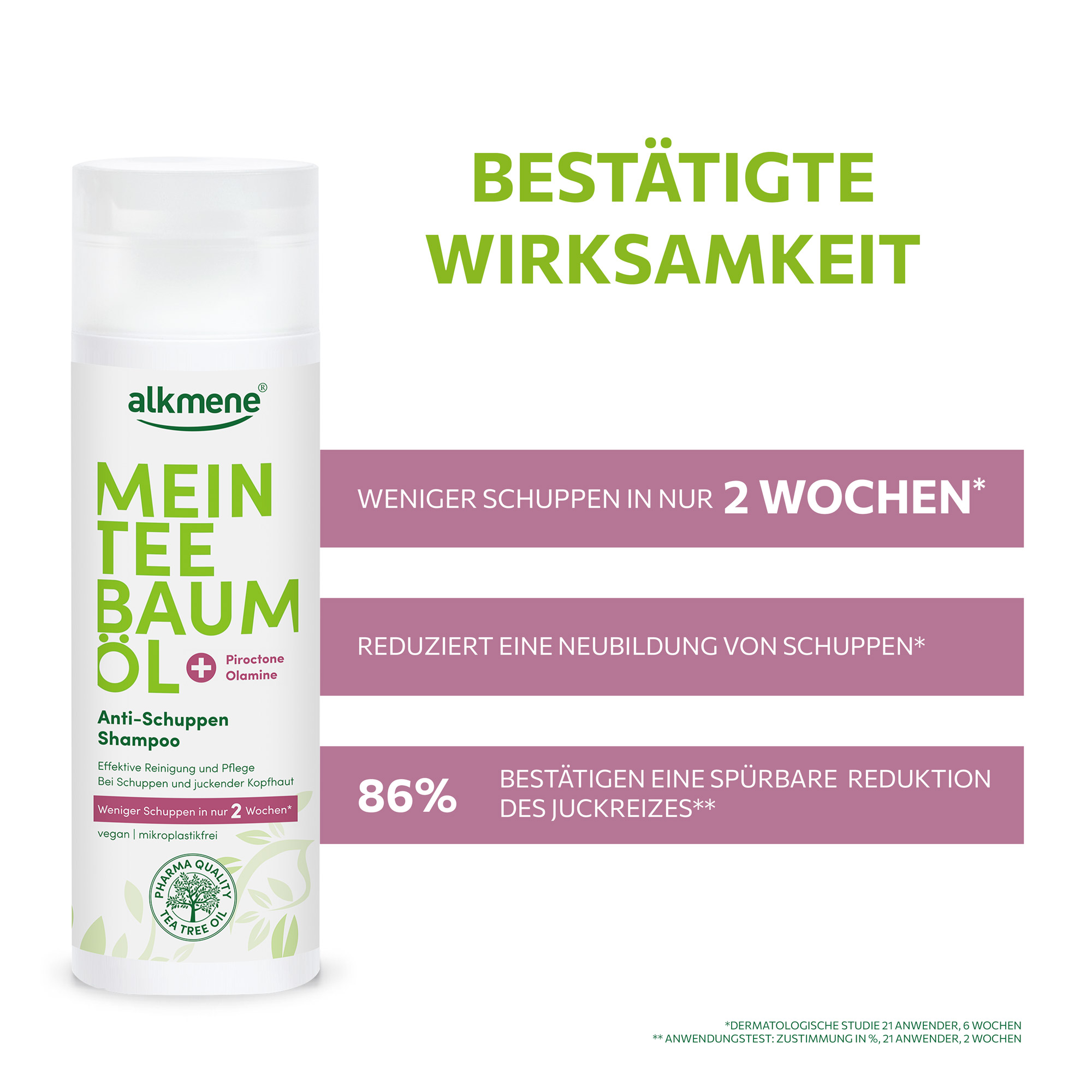 teebaumöl anti-schuppen shampoo für weniger schuppen in 2 wochen und gelindertem juckreiz
