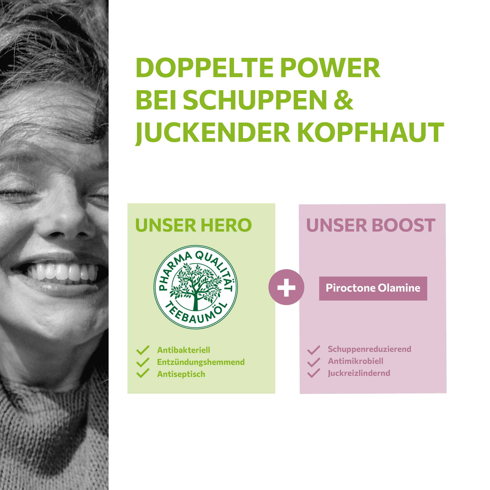 teebaumöl anti-schuppen shampoo bei schuppen und juckender kopfhaut