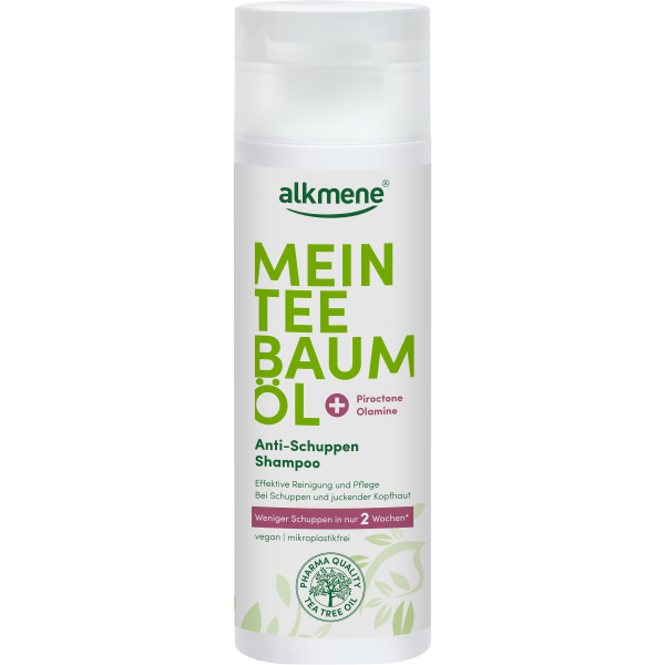 Produktbild Flasche alkmene MEIN TEEBAMÖL anti schuppen shampoo