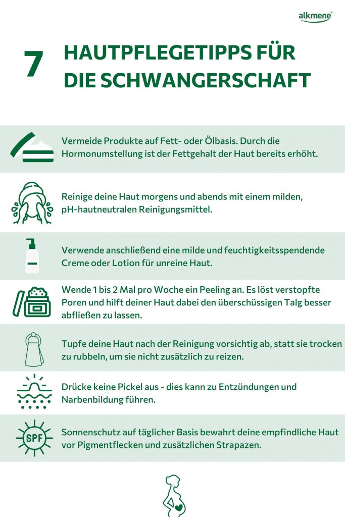 7 Hautpflege-Tipps für Pickel in der Schwangerschaft