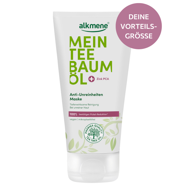 Produktbild Tube alkmene MEIN TEEBAUMÖL Anti-Unreinheiten Maske gegen Pickel