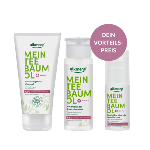 alkmene MEIN TEEBAUMÖL Deine kleine Pflegeroutine