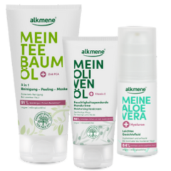 alkmene Serien Bild MEIN TEEBAUMÖL MEIN OLIVENÖL und MEINE ALOE VERA